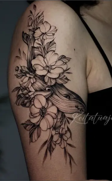 Tatuaje fine line realizado en Studio X Project