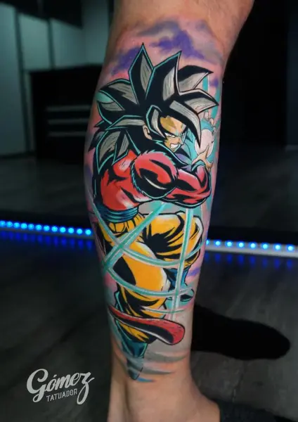Tatuaje de anime realizado en Studio X Project