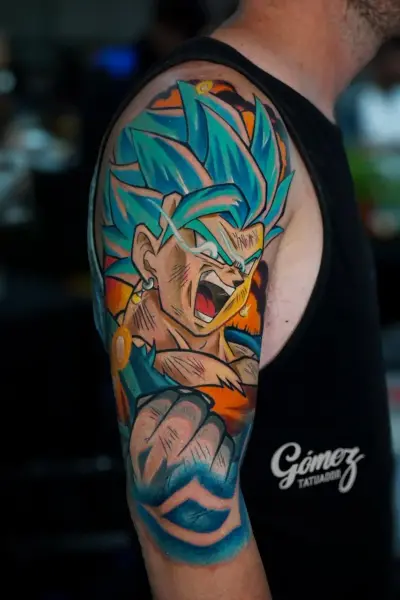 Tatuaje de anime realizado en Studio X Project