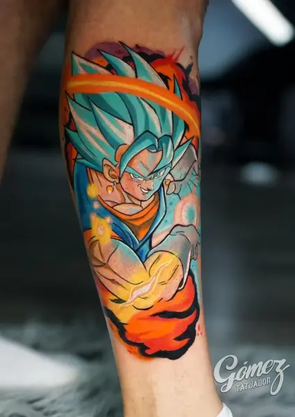 Tatuaje de anime realizado en Studio X Project